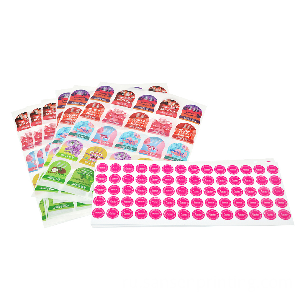 Цветная наклейка 2 2 Color Sticker2 2
